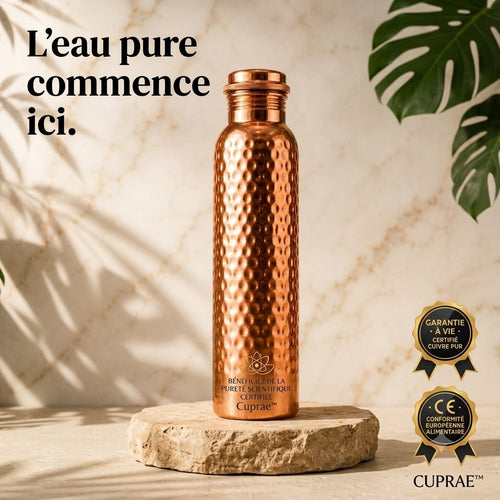 Gourde Cuprae™ — Le Secret Ancestral d'une Eau Pure au Quotidien