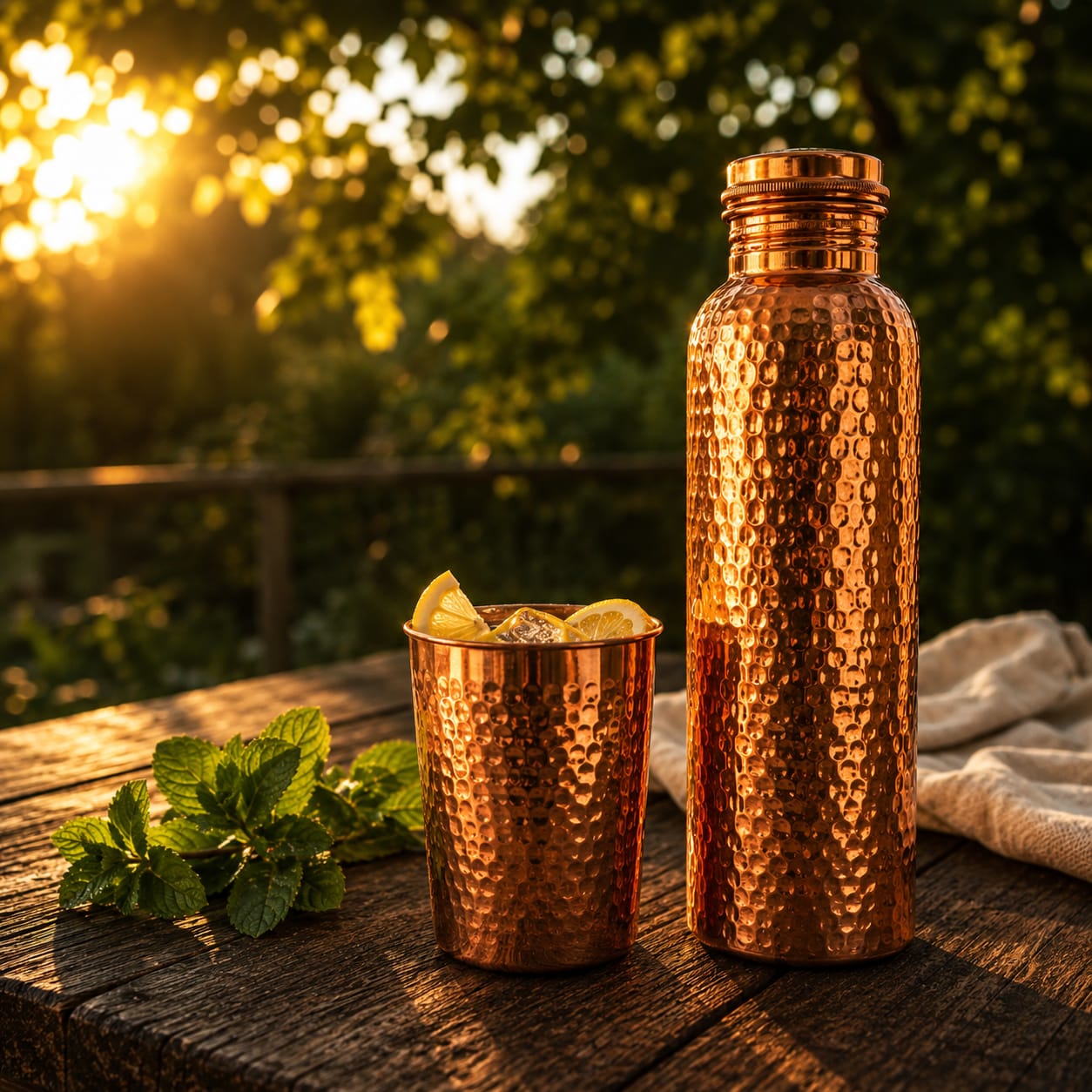 Gourde Cuprae™ — Le Secret Ancestral d'une Eau Pure au Quotidien