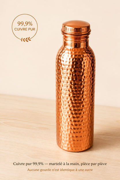 Gourde Cuprae™ — Le Secret Ancestral d'une Eau Pure au Quotidien