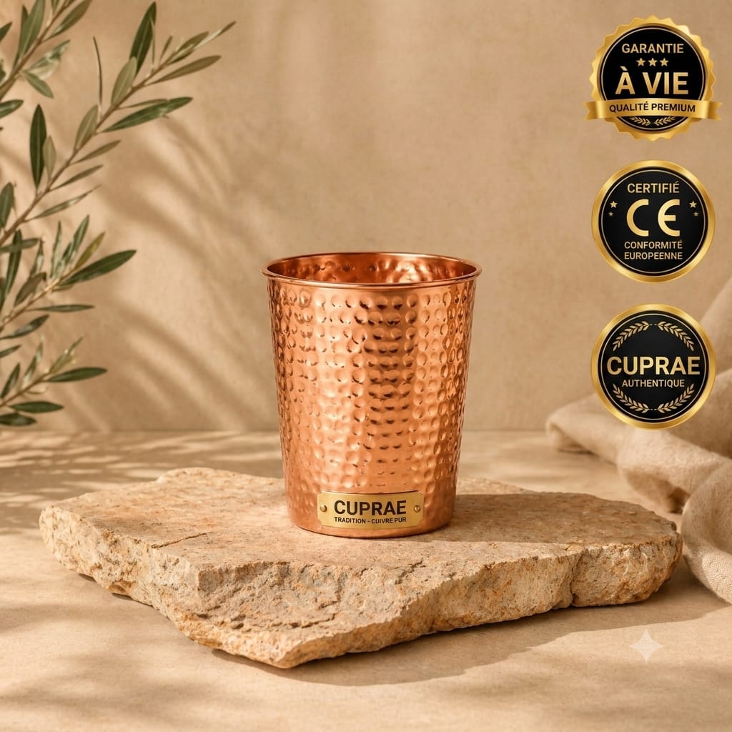 Verre en Cuivre Martelé CUPRAE™