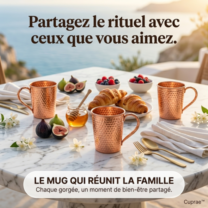 "Mug Cuprae™ — Savourez Chaque Gorgée Sainement