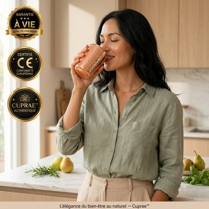 Verre Cuprae™ — Hydratez-vous Sainement, Chaque Jour